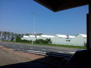 Dakkoepelfolie bedrijfspand