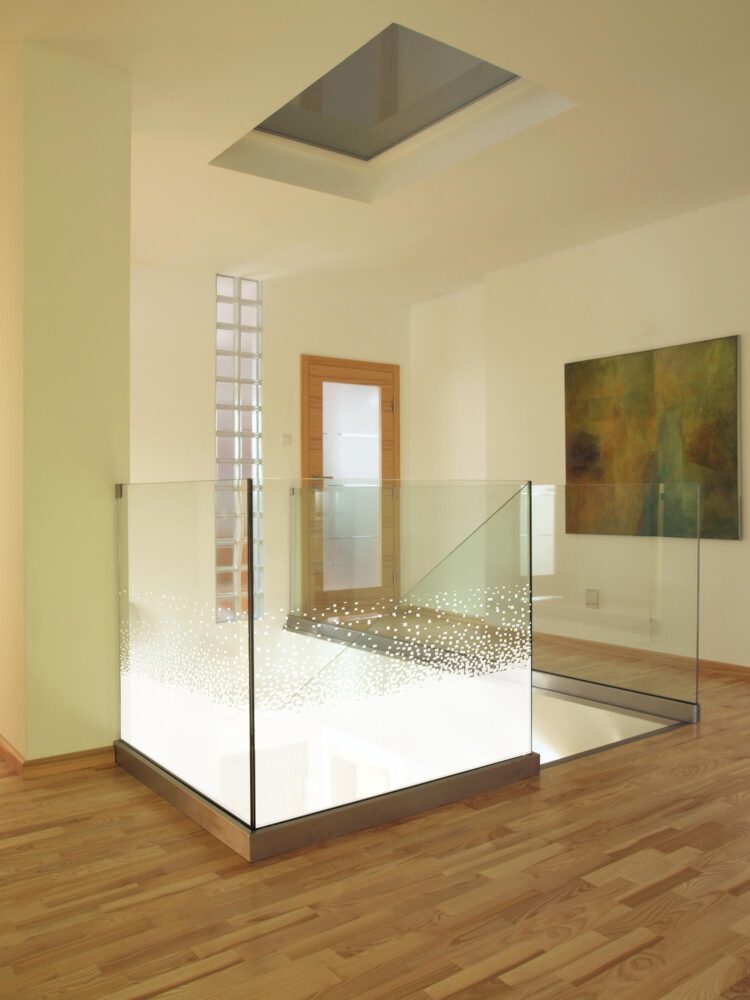 Raamfolie design decor DD 046 Noordpool - folie verloop