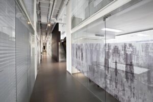 Raamfolie design decor DD 052 Stad - folie gebouwen