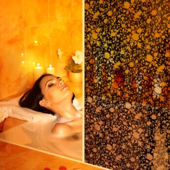 Raamfolie design decor DD 057 Herfst - folie bloem
