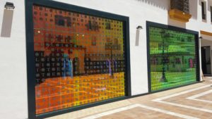 Kleur veranderende raamfolie